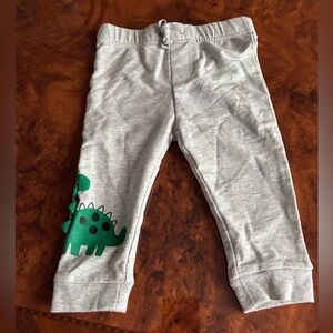 First Impressions Baby Pants with Green Dinosaur